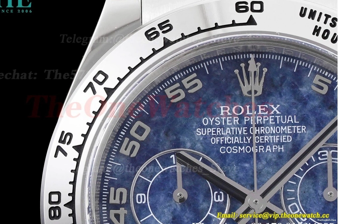 Daytona DD4130 40mm Chalcedony Blue Dial Clean RU SS 116519 0317